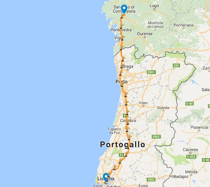 cammino portoghese