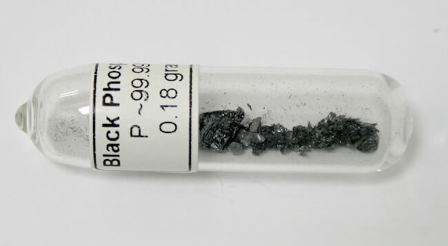 campione di fosforo nero