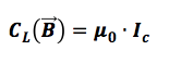 Formula del teorema di Ampere 