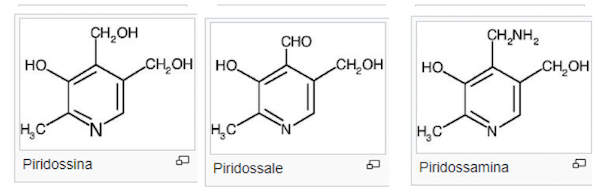 Le tre forme della vitamina B6