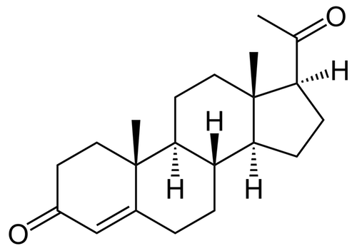 Molecola del progesterone