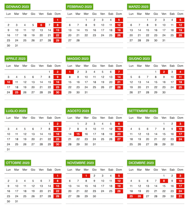 Calendario 2022 Feste Calendario Lunare