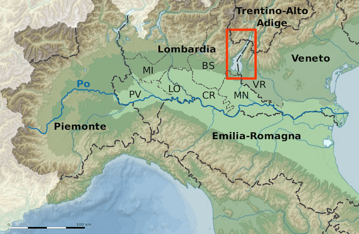 Dove si trova il lago di Garda