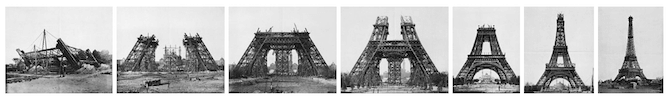 Fasi della costruzione della torre Eiffel