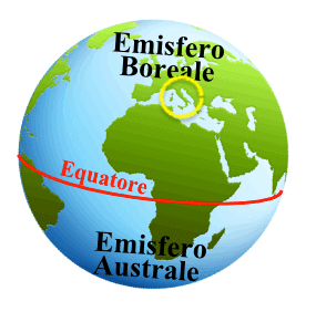 In quale emisfero si trova l'Italia