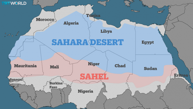 Quante nazioni attraversa il deserto del Sahara
