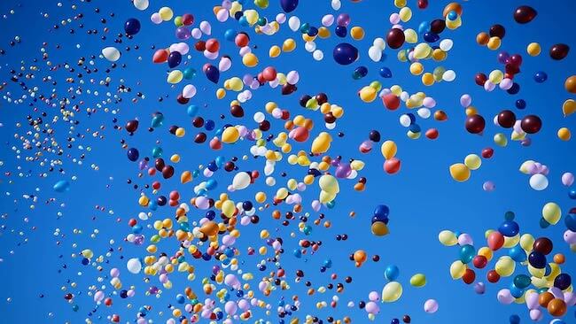 Palloncini gonfiati