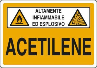 cartello acetilene