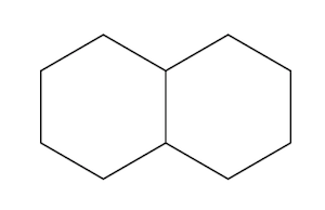 Formula di struttura della decalina