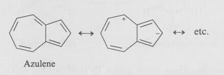 forme di risonanza dell'azulene