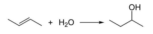 sintesi del 2-butanolo