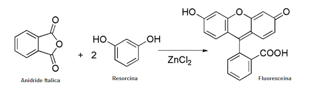 sintesi della fluoresceina