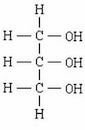 struttura glicerina