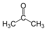 struttura dell'acetone