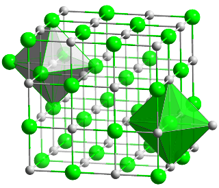 cloruro di sodio struttura cristallina