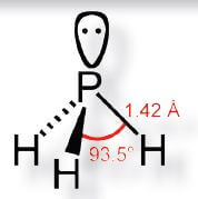 fosfina struttura di Lewis