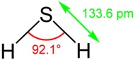 struttura di lewis h2s
