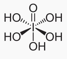 struttura dell'acido ortoperiodico