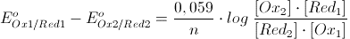 costante equilibrio di redox