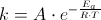 equazione di arrhenius