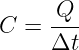 Formula della capacità termica