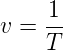 Formula della frequenza