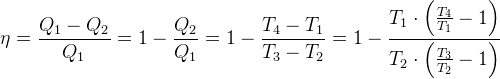 formula rendimento ciclo otto