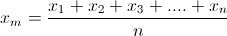 media aritmetica