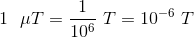 microtesla definizione