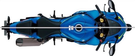 Piano di simmetria della motocicletta