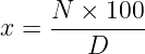 Ragione della percentuale