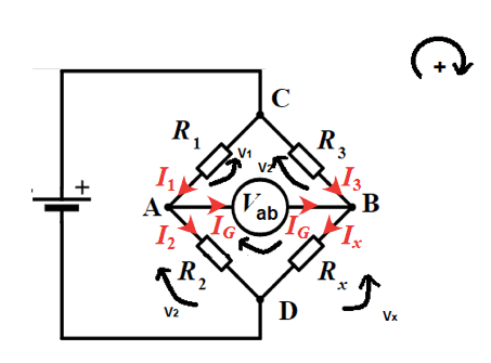 Condizione di equilibrio del ponte di Wheatstone