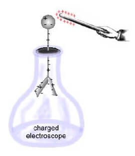 elettroscopio carico