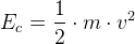 formula energia cinetica