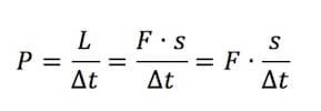 potenza in caso di forza costante
