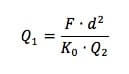 calcolo di Q nella legge di Coulomb