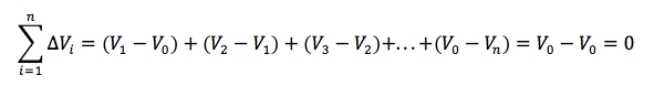Sommatoria delle differenze di potenziale