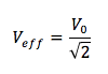 Veff alternatore