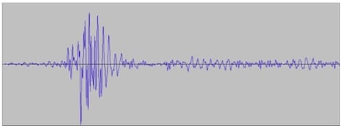 vibrazioni di un terremoto