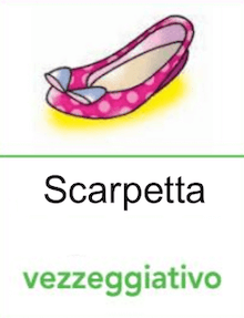 Vezzeggiativo di scarpa