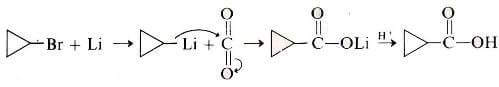 carbonatazione alchil litio composti