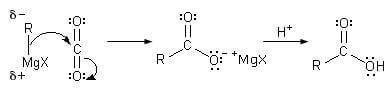 carbonatazione dei reattivi di grignard