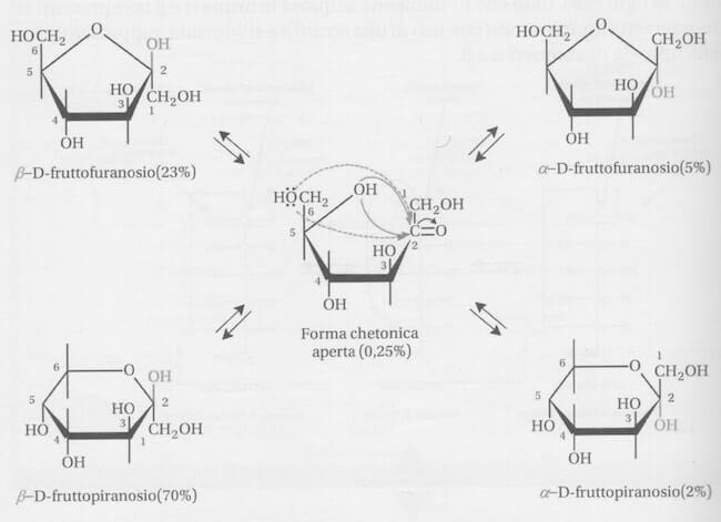 ciclizzazione del fruttosio