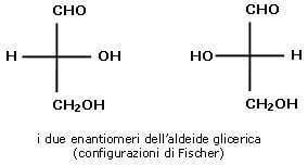 enantiomeri aldeide glicerica