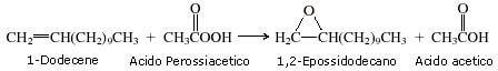 epossidazione con acido perossiacetico