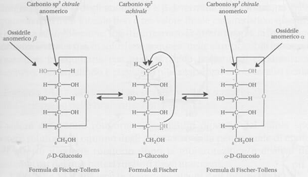 formule di fischer del glucosio