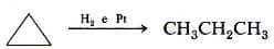 idrogenolisi del ciclopropano a bassa temperatura