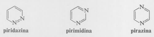 isomeri diazine