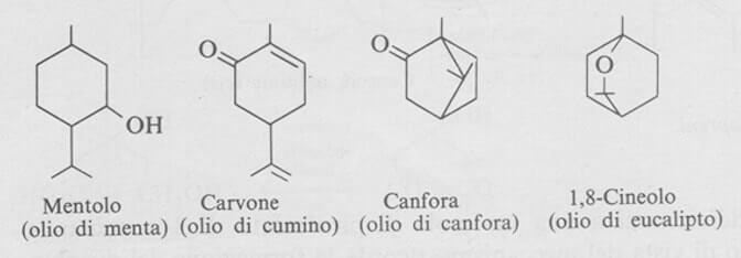 monoterpeni ciclici ossigenati