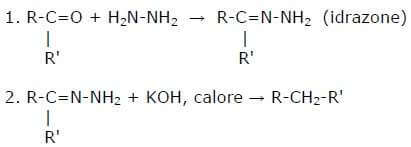 riduzione di wolff-kishner